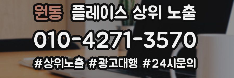 원동 플레이스 상위 노출 전략