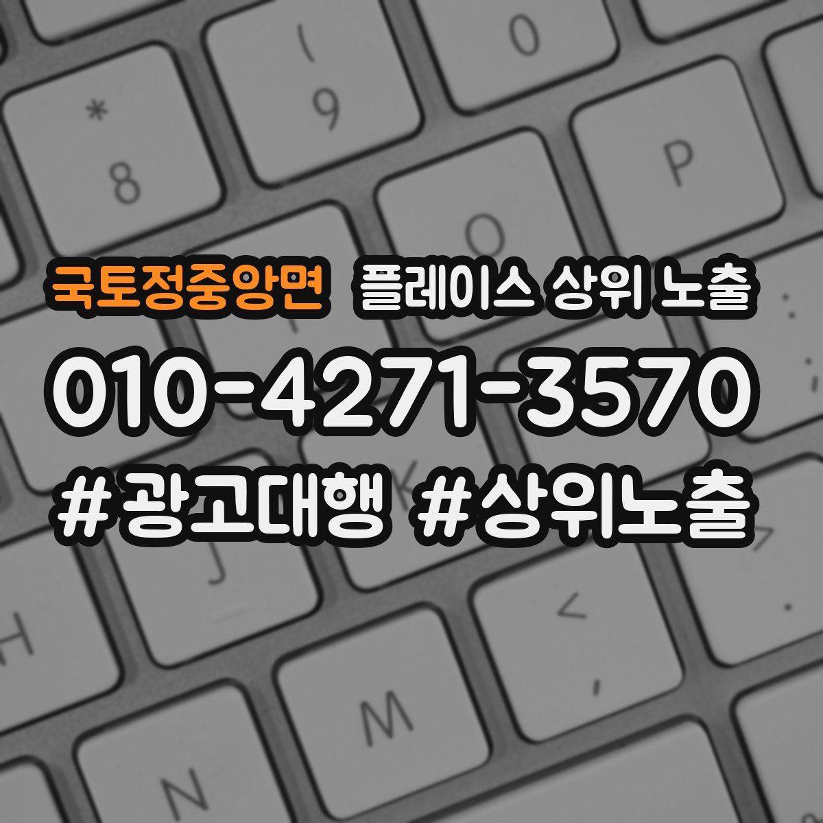 국토정중앙면 플레이스 상위 노출 개선