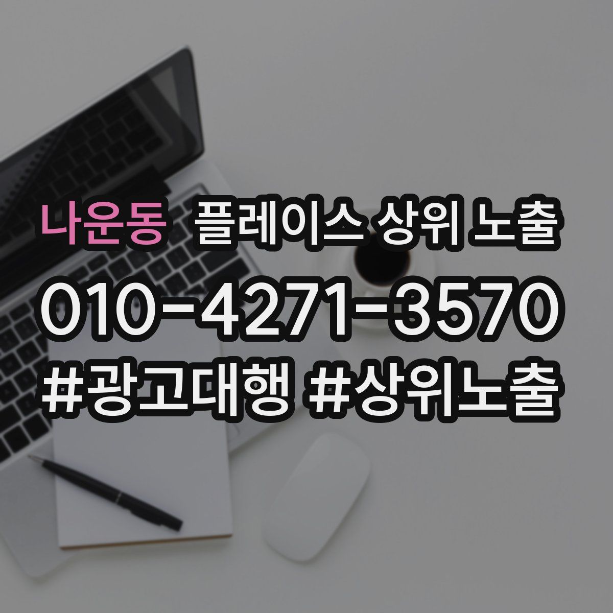나운동 플레이스 상위 노출 개선