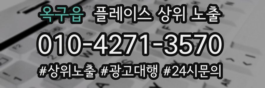 옥구읍 플레이스 상위 노출 안내