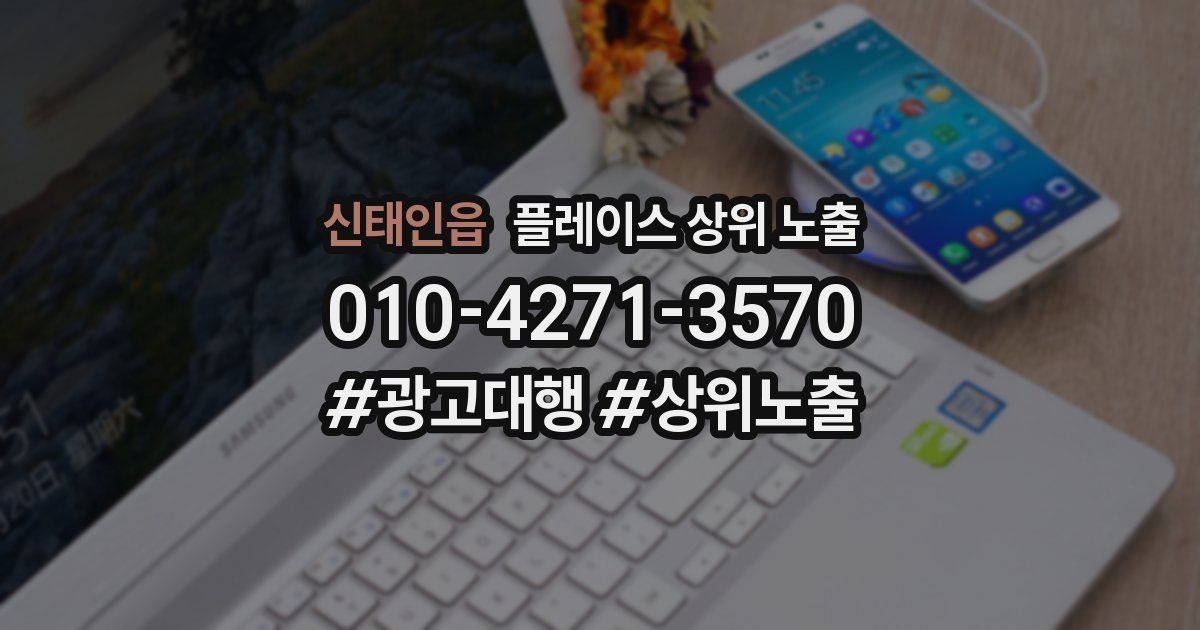 신태인읍 플레이스 상위 노출