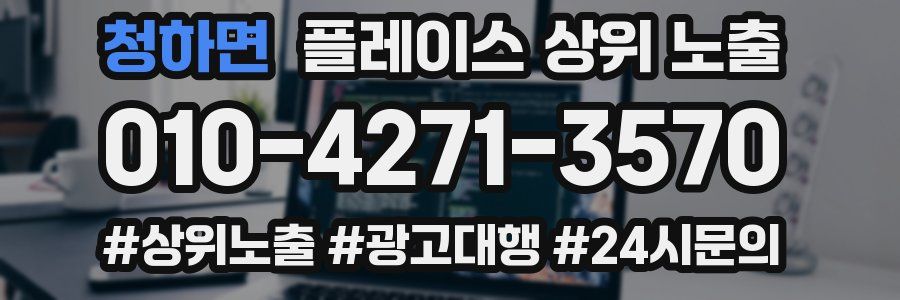 청하면 플레이스 상위 노출 상담
