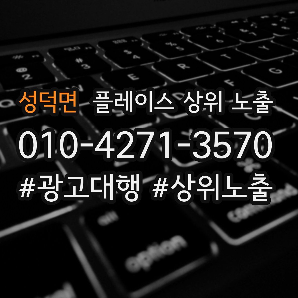 성덕면 플레이스 상위 노출 안내