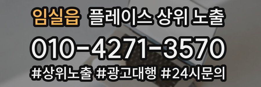 임실읍 플레이스 상위 노출 안내
