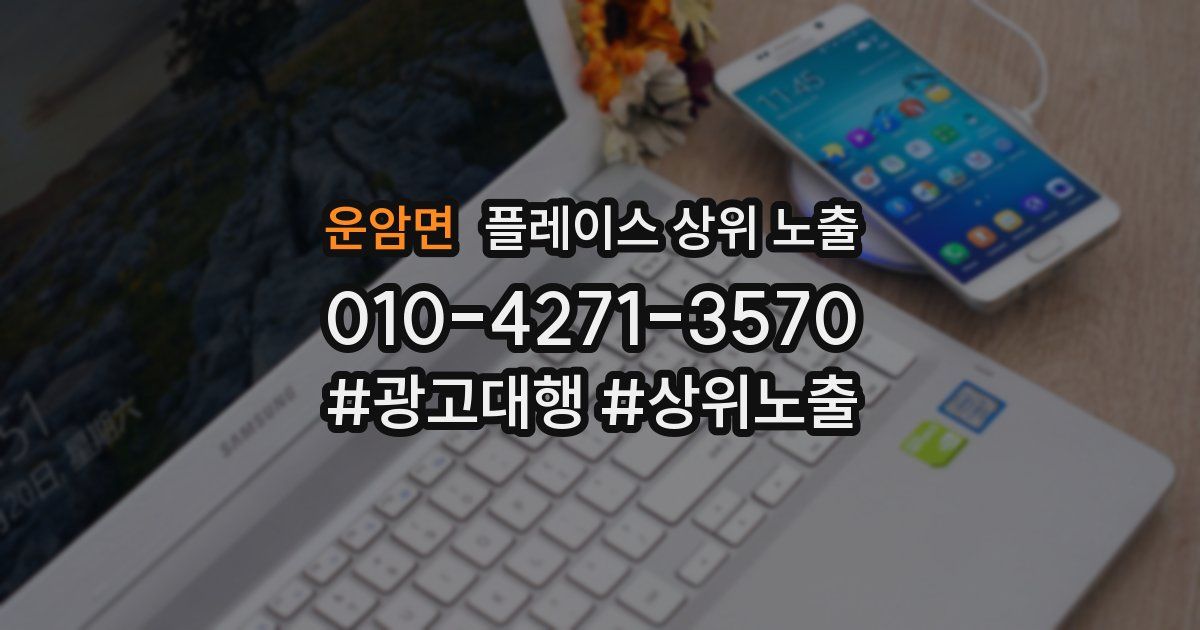 운암면 플레이스 상위 노출 상담