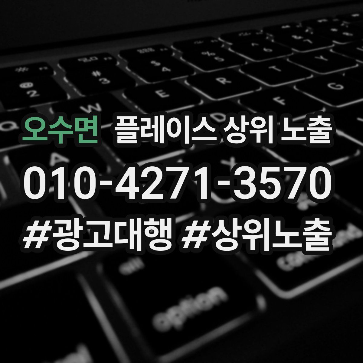 오수면 플레이스 상위 노출 상담