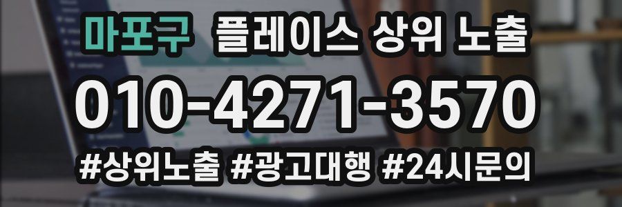 마포구 플레이스 상위 노출 개선