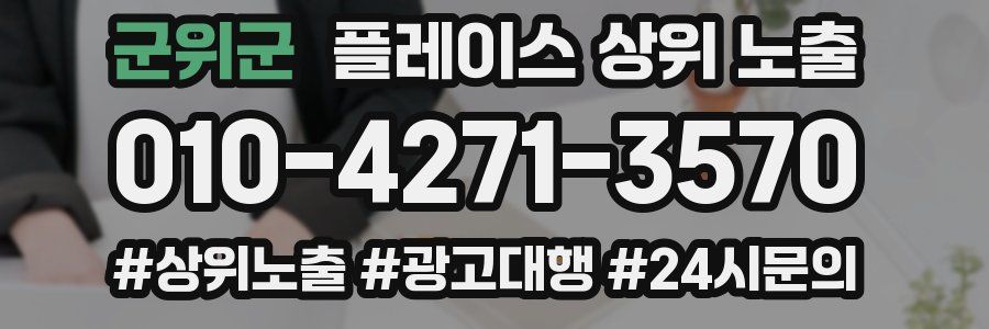 군위군 플레이스 상위 노출