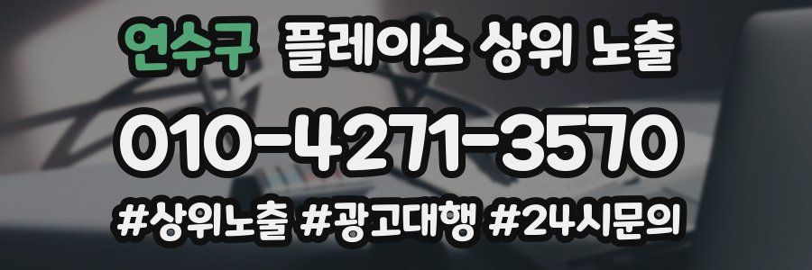 연수구 플레이스 상위 노출