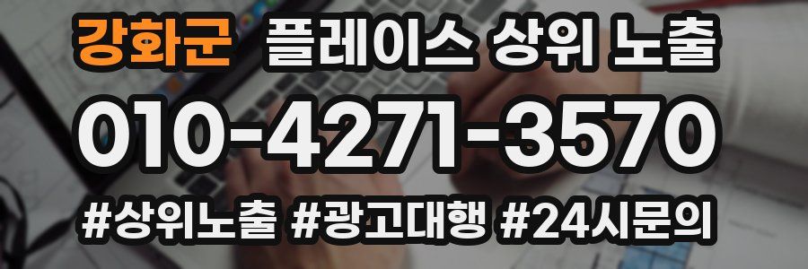 강화군 플레이스 상위 노출 전략