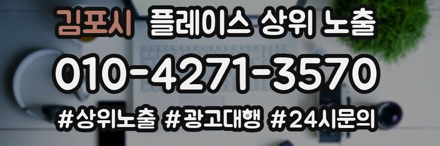 김포시 플레이스 상위 노출 개선