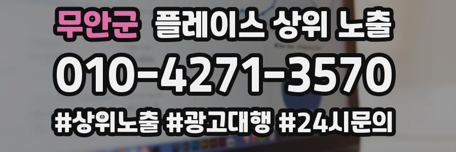 무안군 플레이스 상위 노출 상담