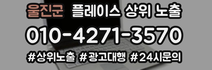 울진군 플레이스 상위 노출 가이드
