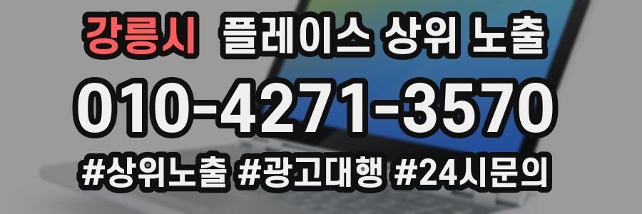 강릉시 플레이스 상위 노출 개선