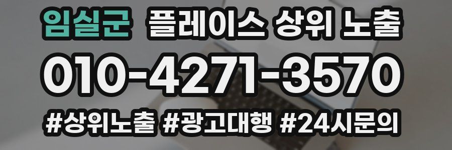 임실군 플레이스 상위 노출 안내