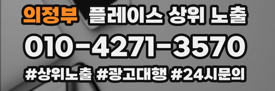 의정부 플레이스 상위 노출 가이드
