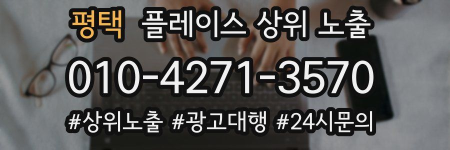 평택 플레이스 상위 노출 안내
