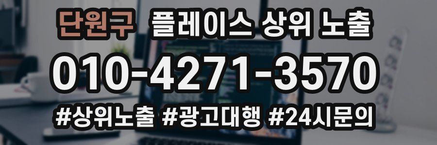 단원구 플레이스 상위 노출 전략