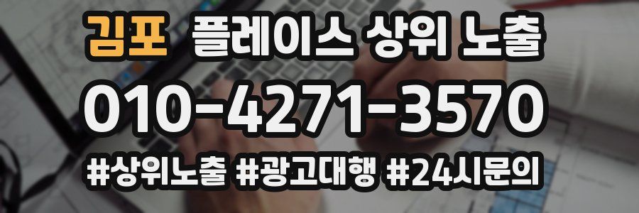김포 플레이스 상위 노출 전략