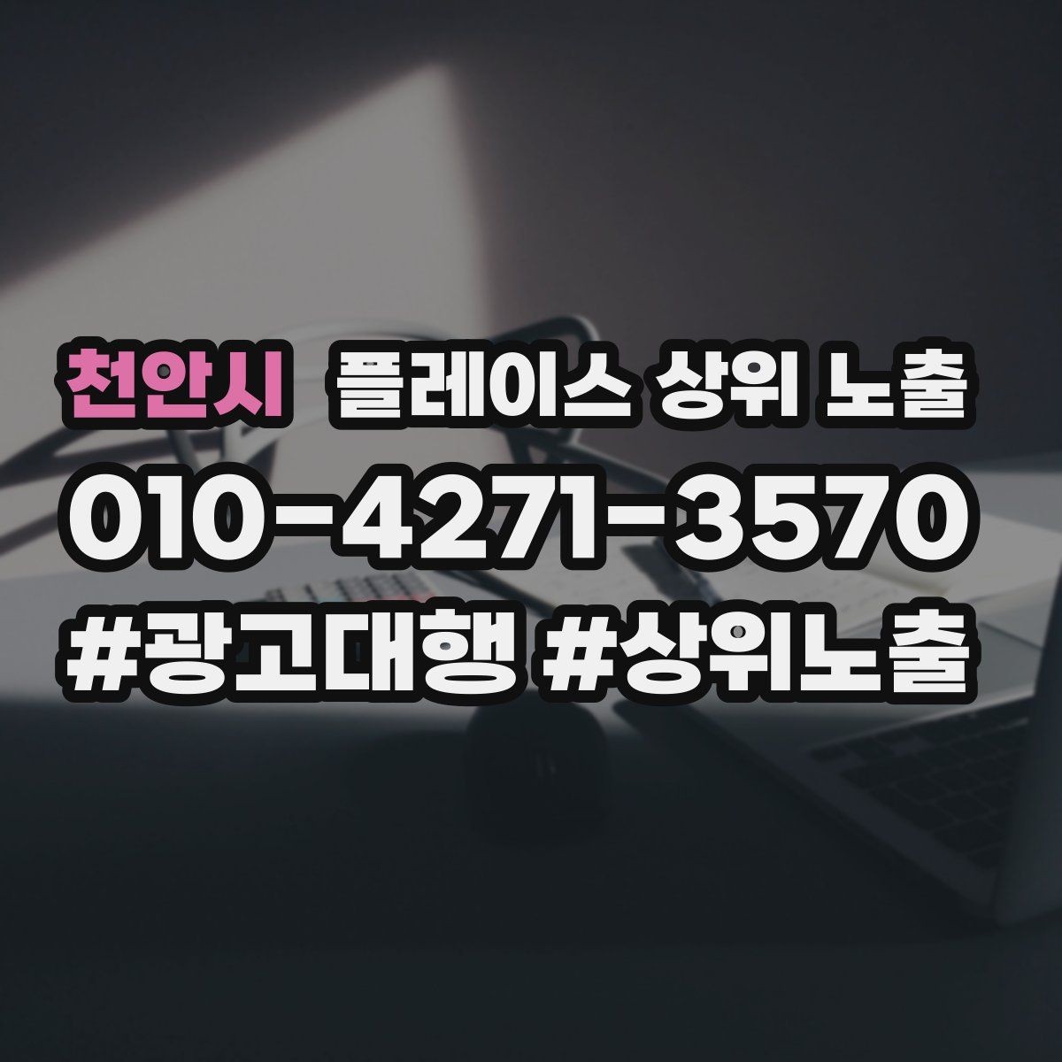 천안시 플레이스 상위 노출 최저가 대신 신뢰를 주는 문구