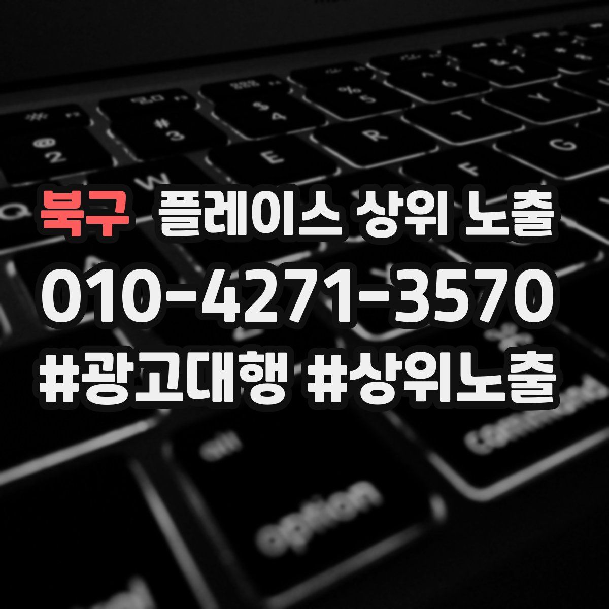 북구 플레이스 상위 노출 상담