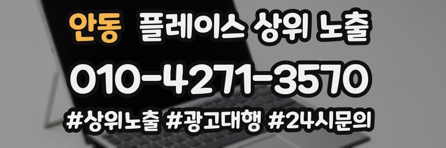 안동 플레이스 상위 노출 상담