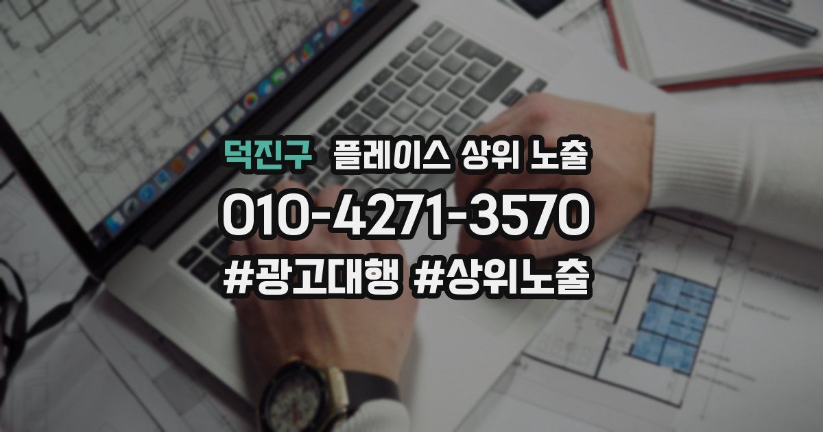 덕진구 플레이스 상위 노출 상담