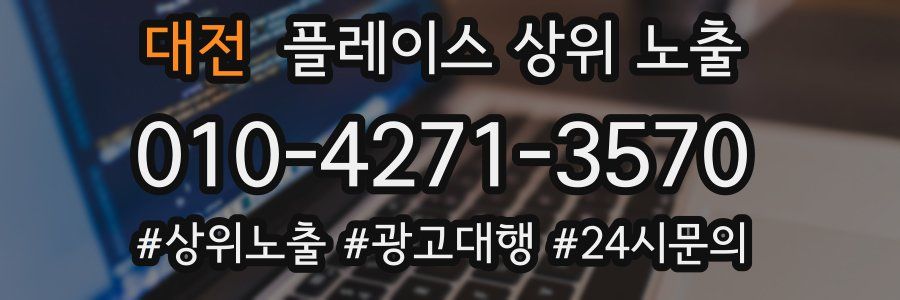 대전 플레이스 상위 노출 안내