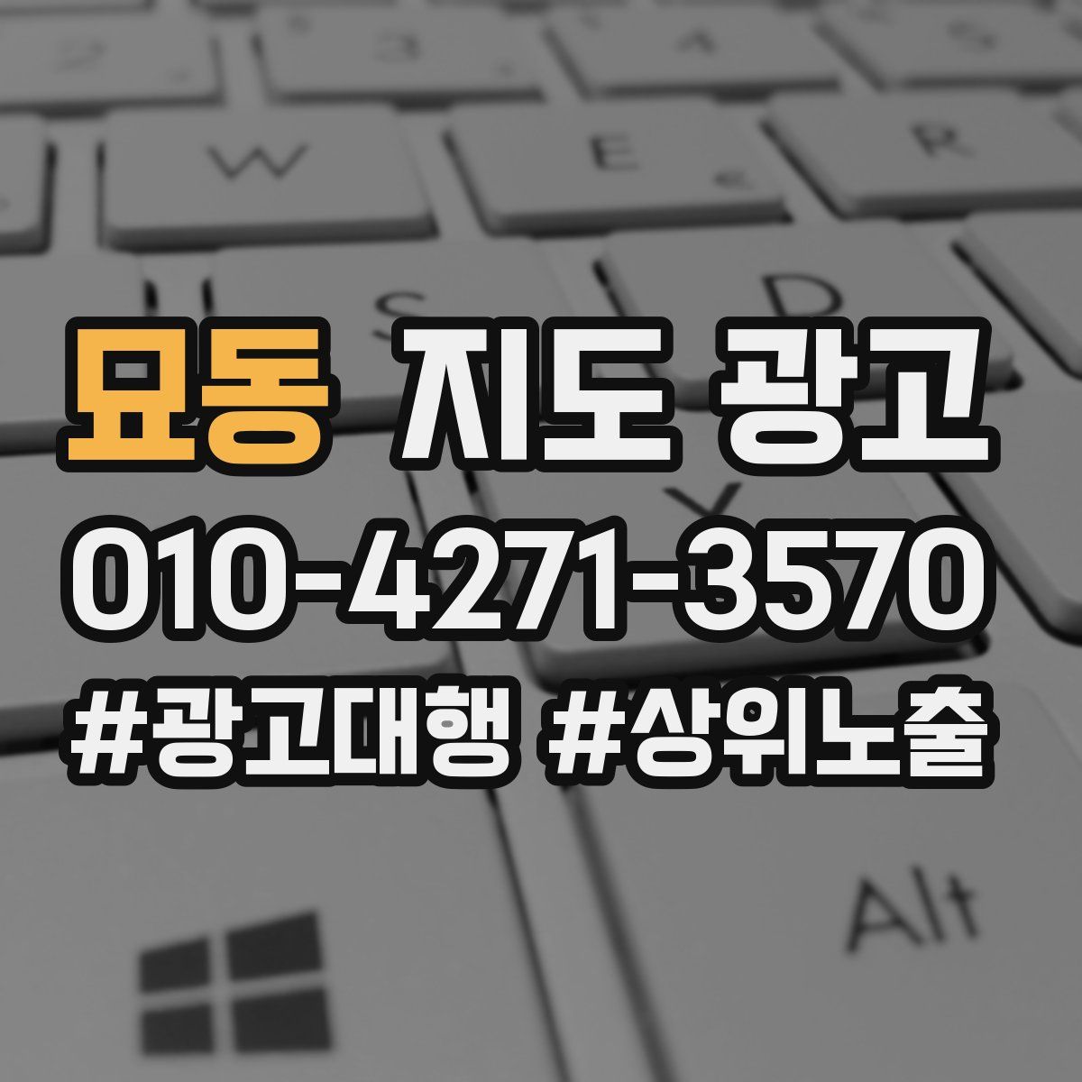 묘동 지도 광고