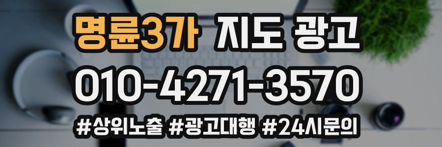 명륜3가 지도 광고