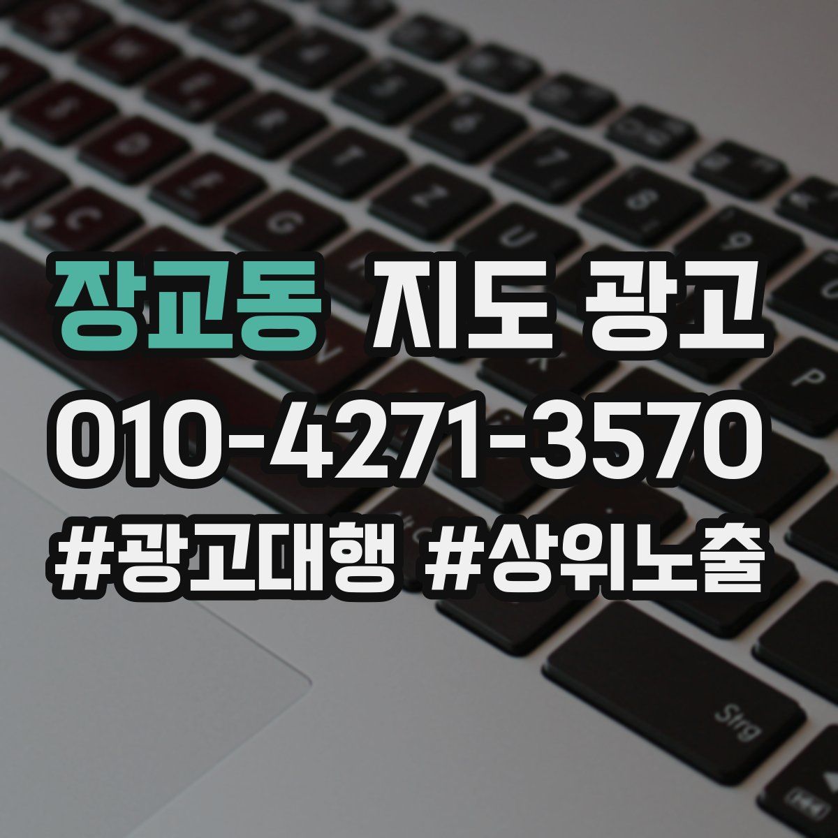 장교동 지도 광고
