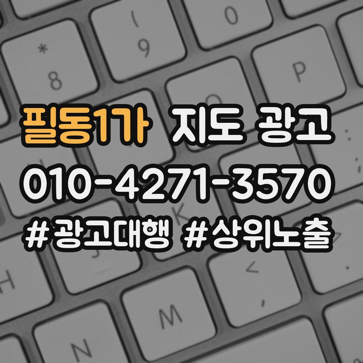 필동1가 지도 광고