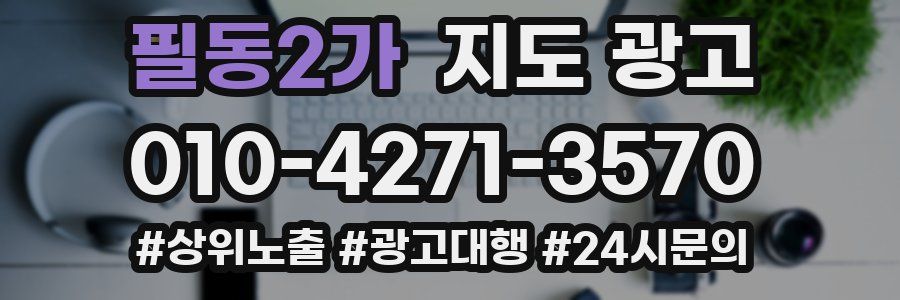 필동2가 지도 광고