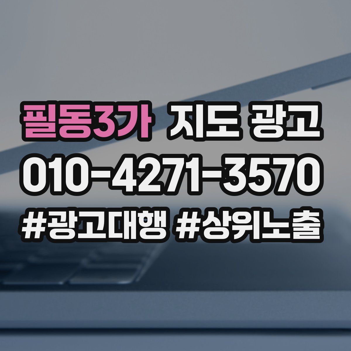 필동3가 지도 광고