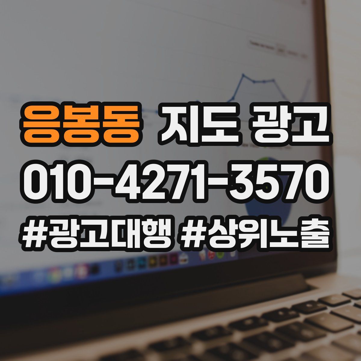 응봉동 지도 광고