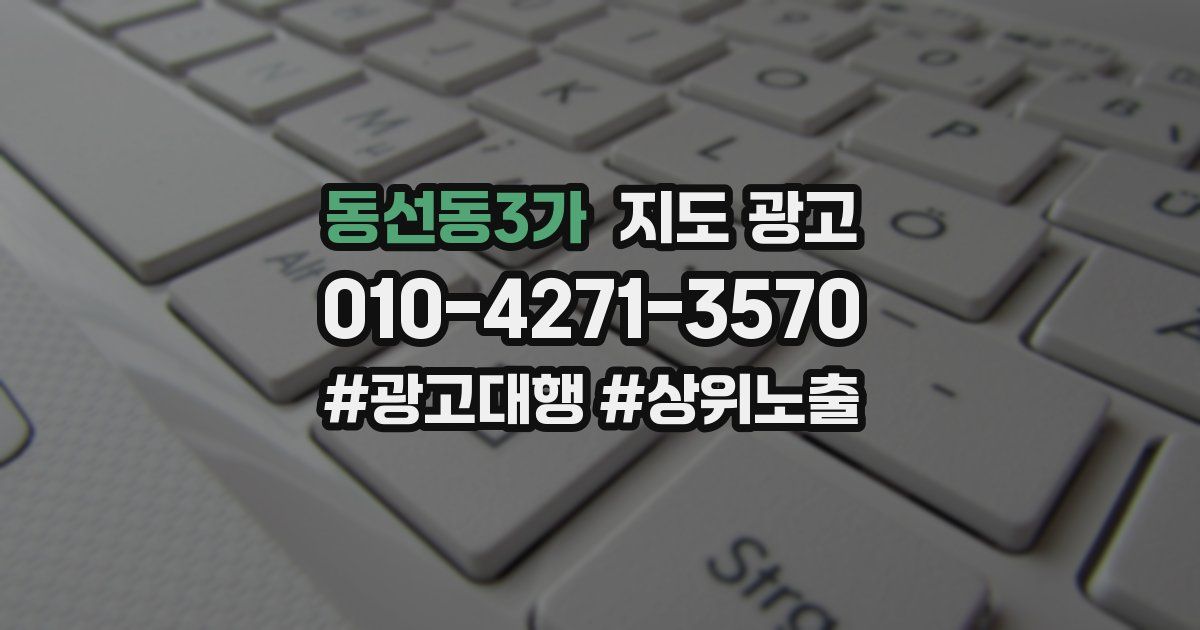 동선동3가 지도 광고