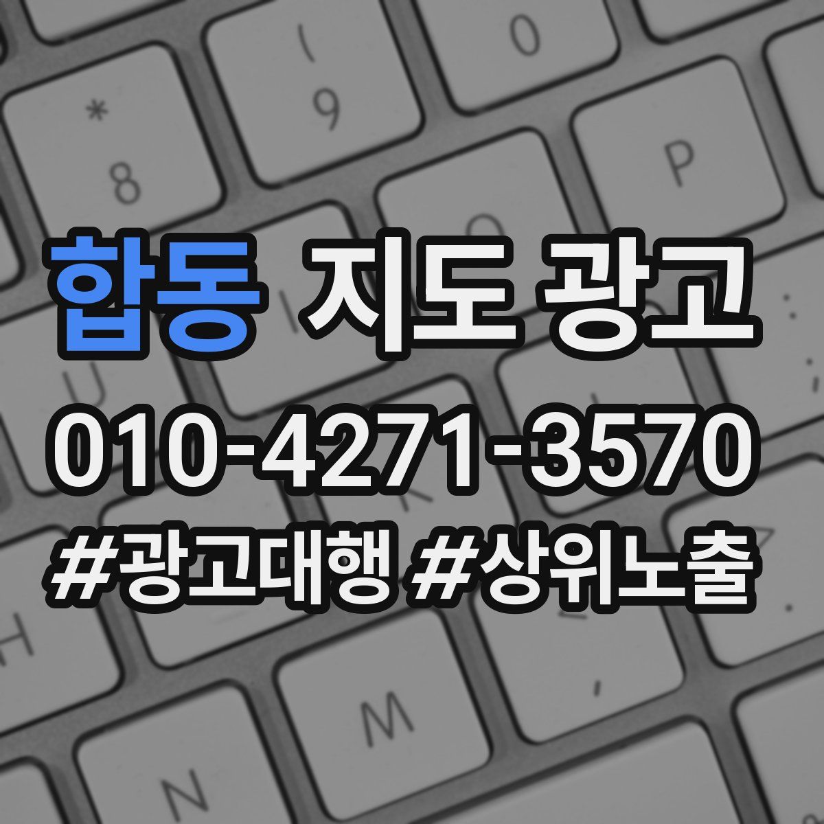 합동 지도 광고