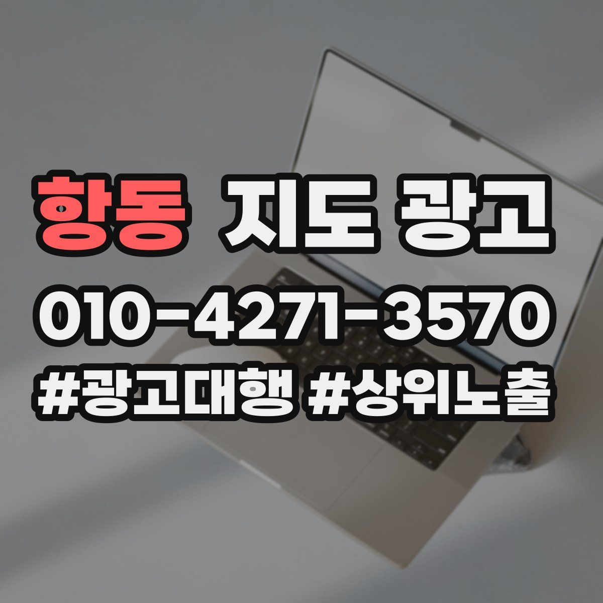 항동 지도 광고