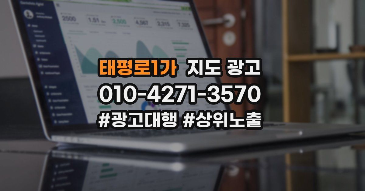 태평로1가 지도 광고