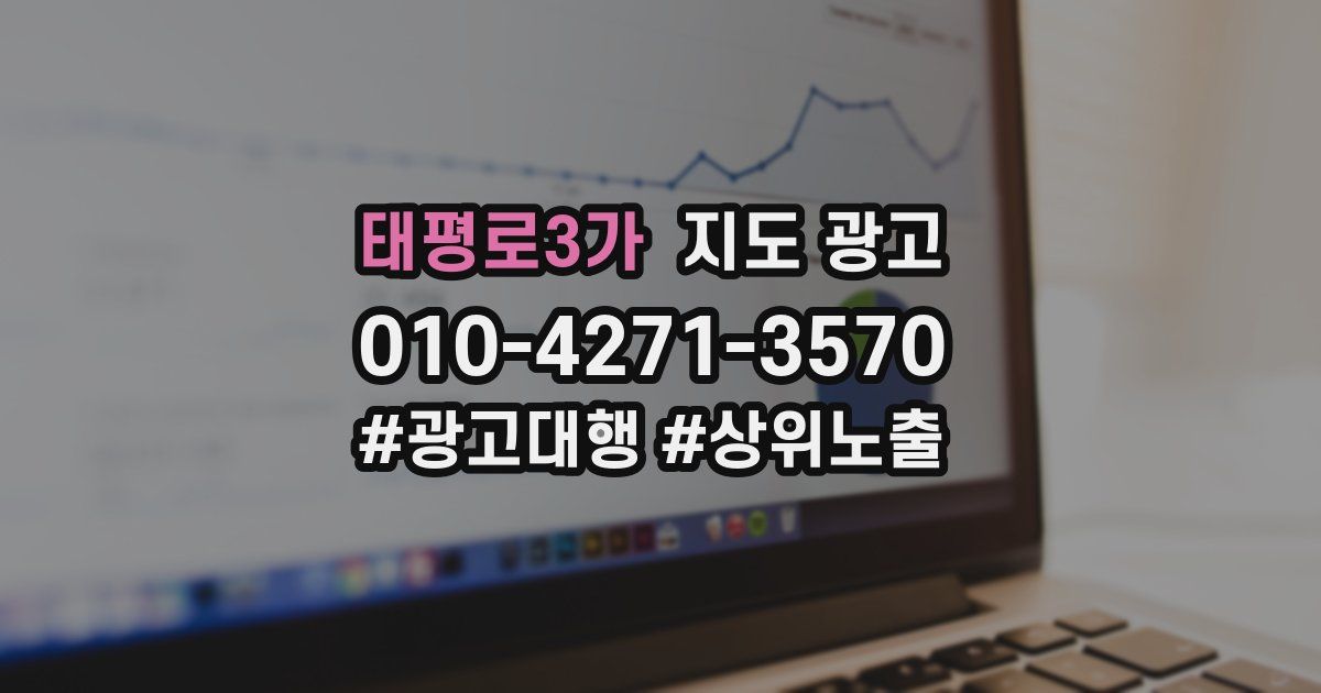 태평로3가 지도 광고