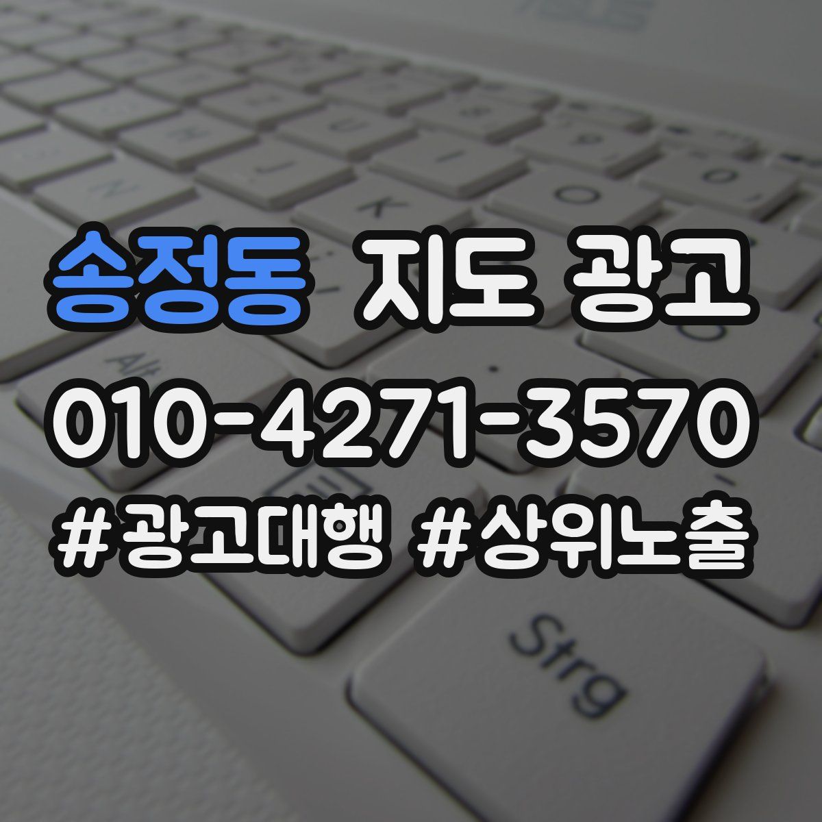 송정동 지도 광고
