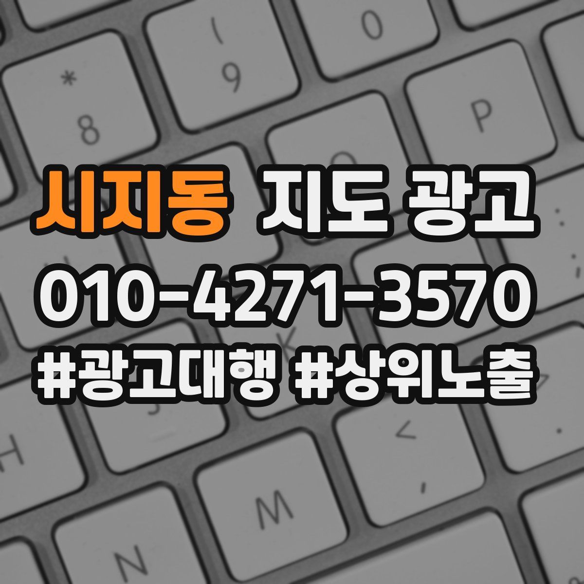 시지동 지도 광고