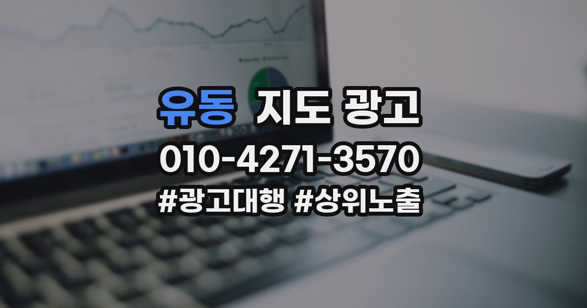 유동 지도 광고
