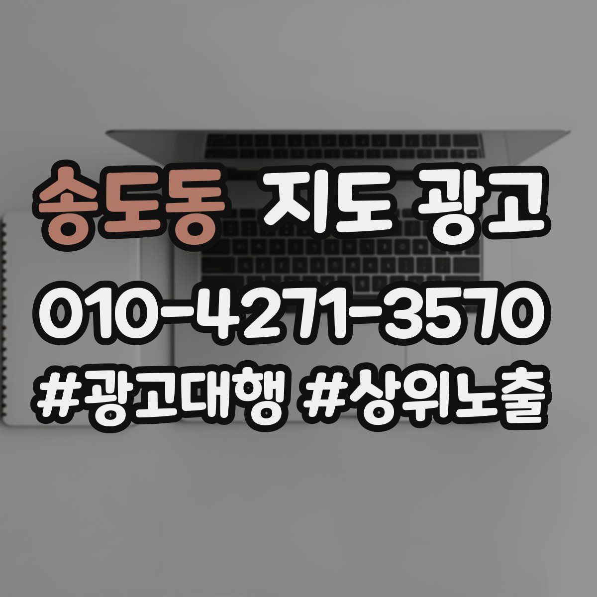 송도동 지도 광고