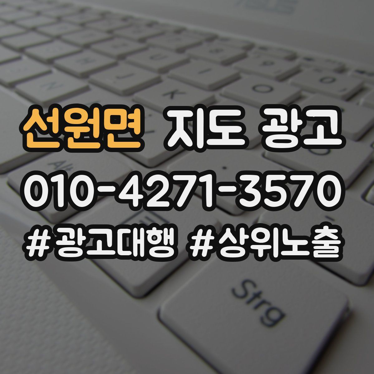 선원면 지도 광고