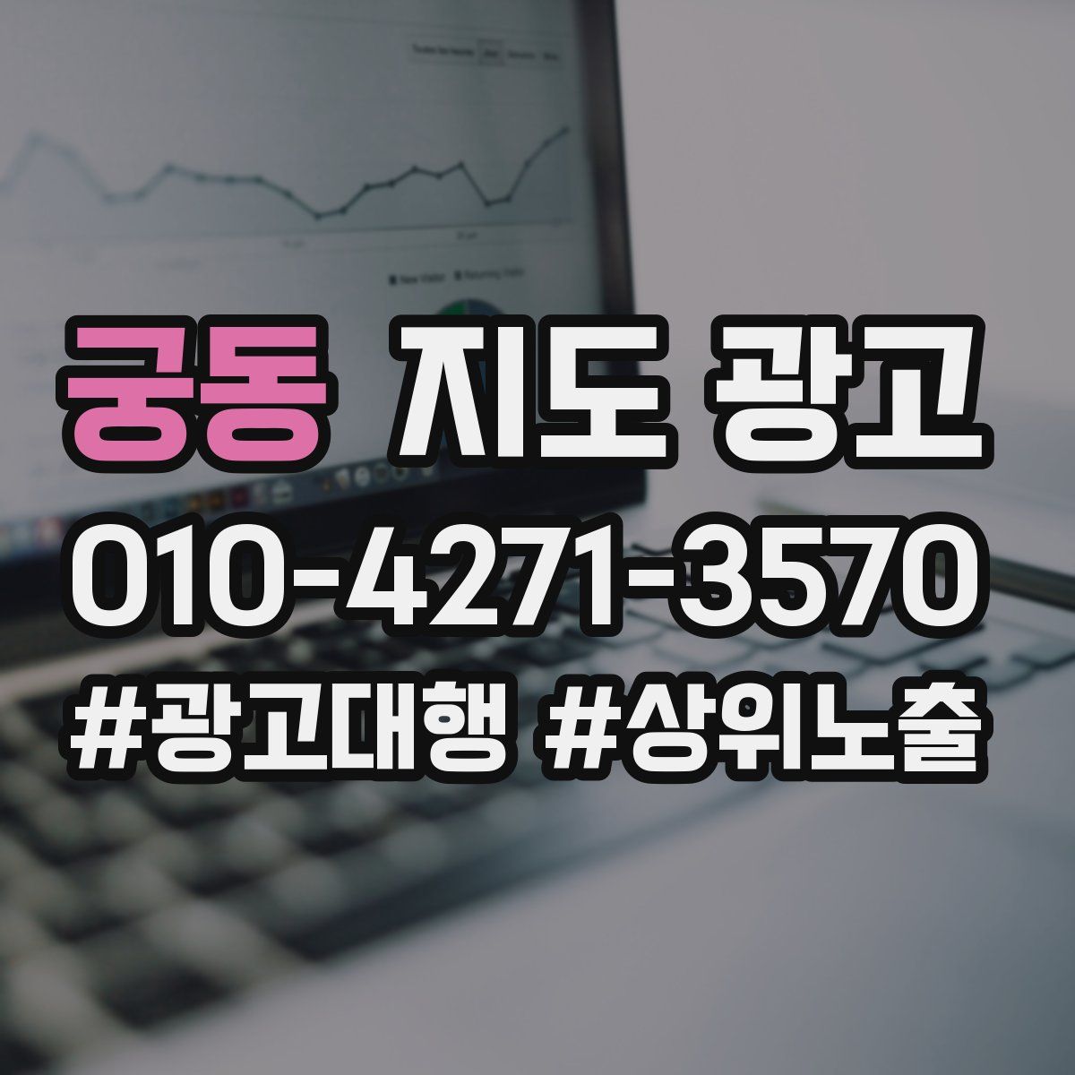 궁동 지도 광고