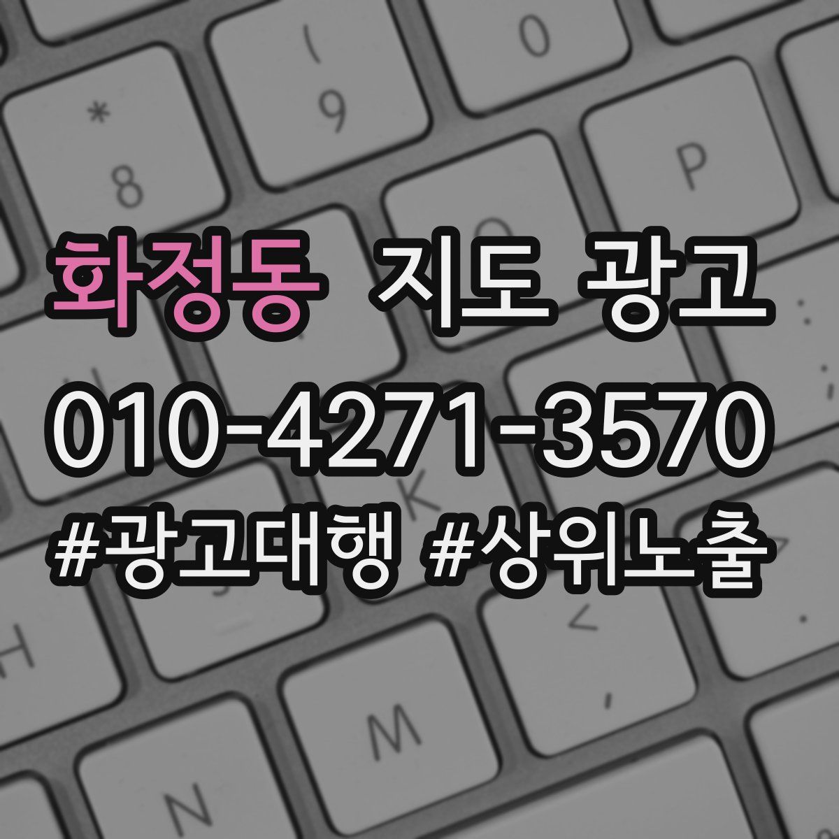 화정동 지도 광고