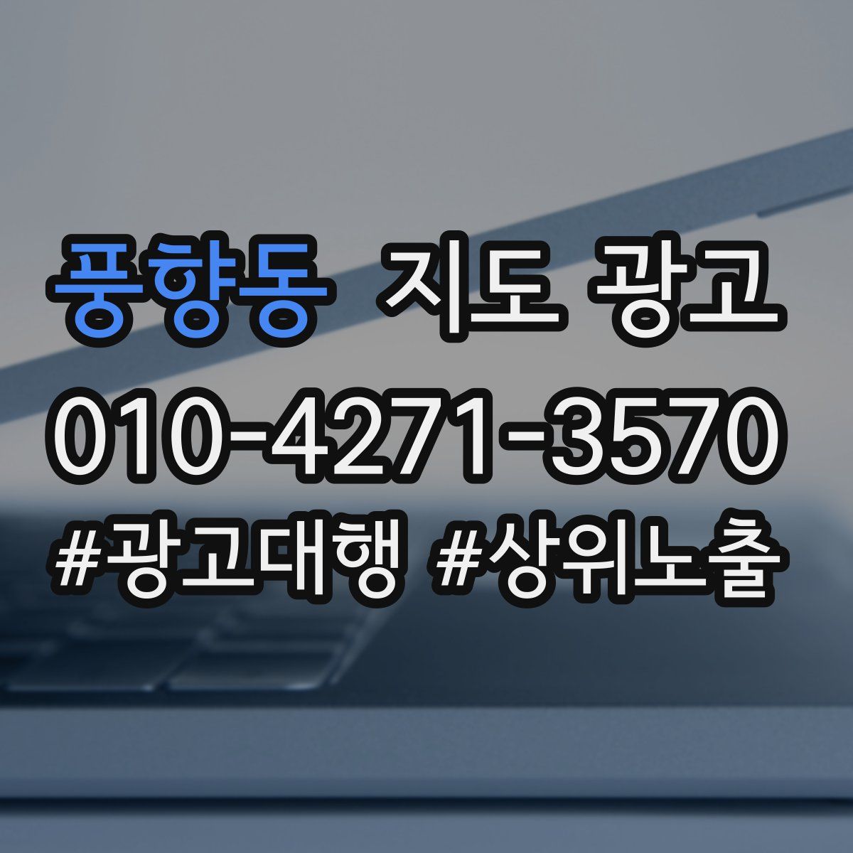 풍향동 지도 광고