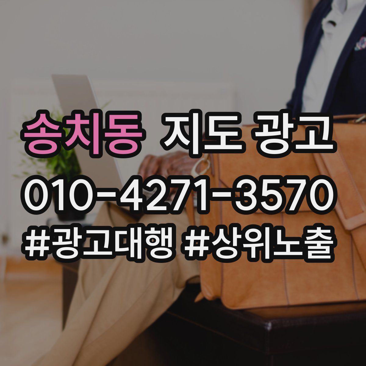 송치동 지도 광고