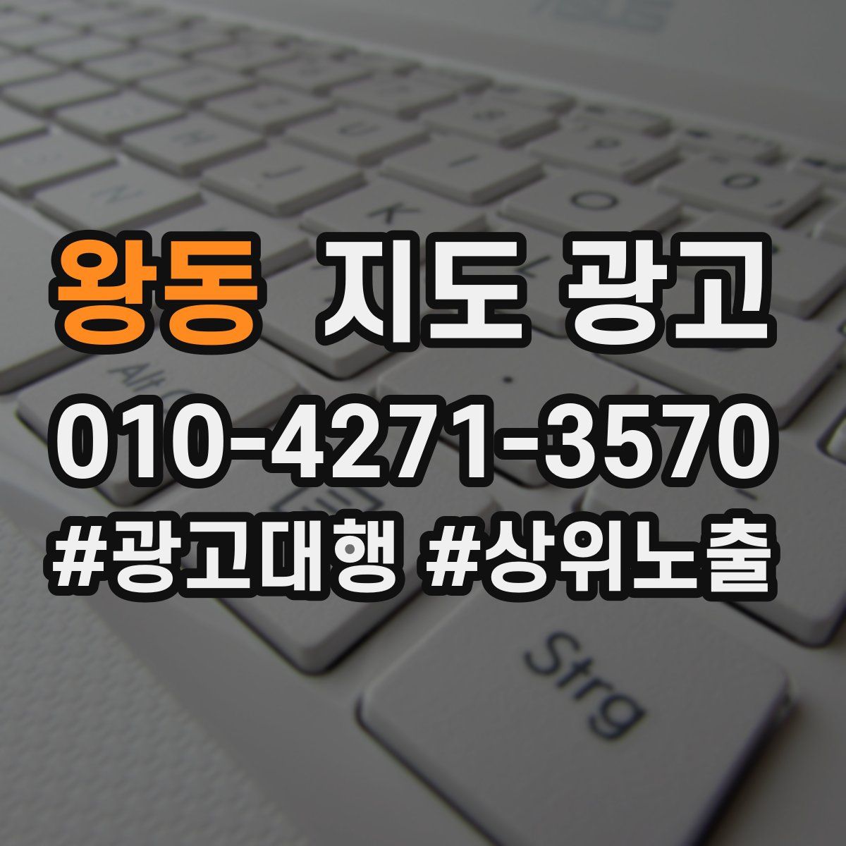 왕동 지도 광고
